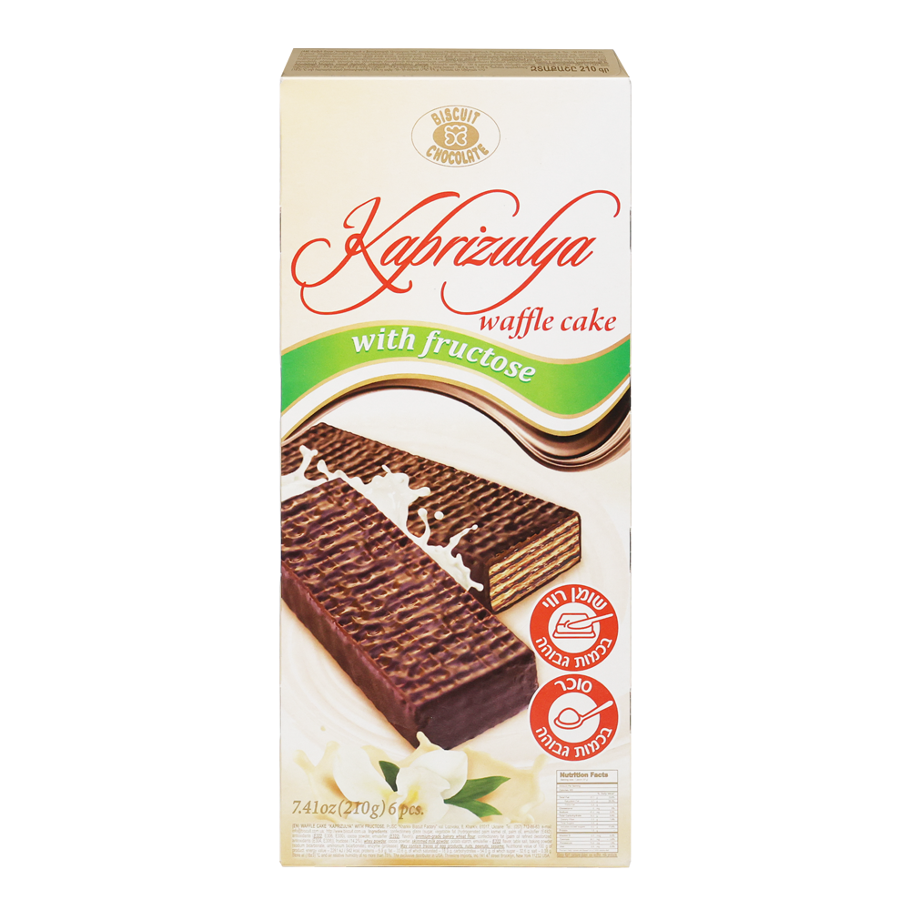 Вафельный торт «Каприз» с фруктозой – 7,41 унции (210 г)